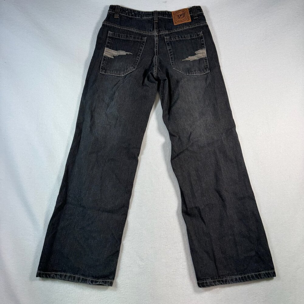 Phat Farm Jeans Womens 18 Black Straight Leg High Rise Dark Wash - Picture 2 of 11